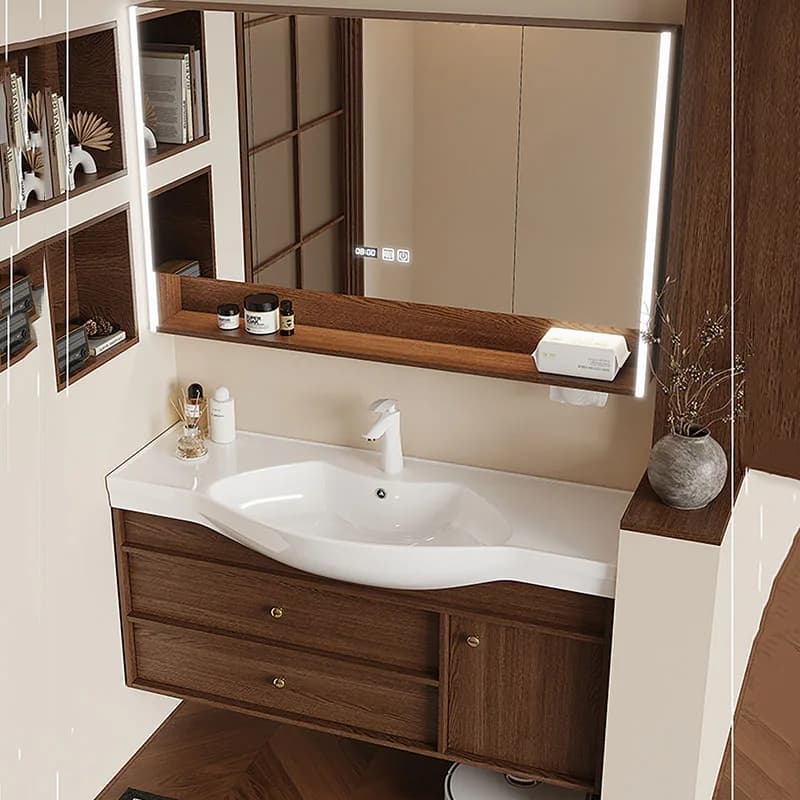 Mirror Storage Cupboard Organizer Toilet Partitions Drawers Paper Space Saver Bathroom Cabinet Modern Gabinete Home Furniture