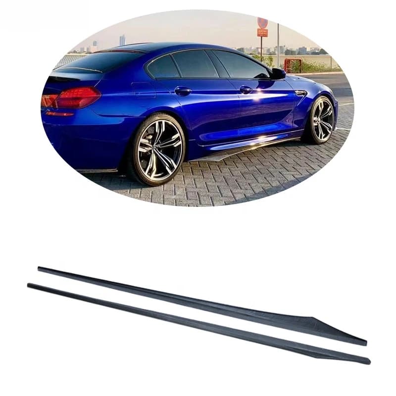 Hot Selling For Bodykit V Style Carbon Fiber Front Bumper Side Skirts FourSide Skirt Lip