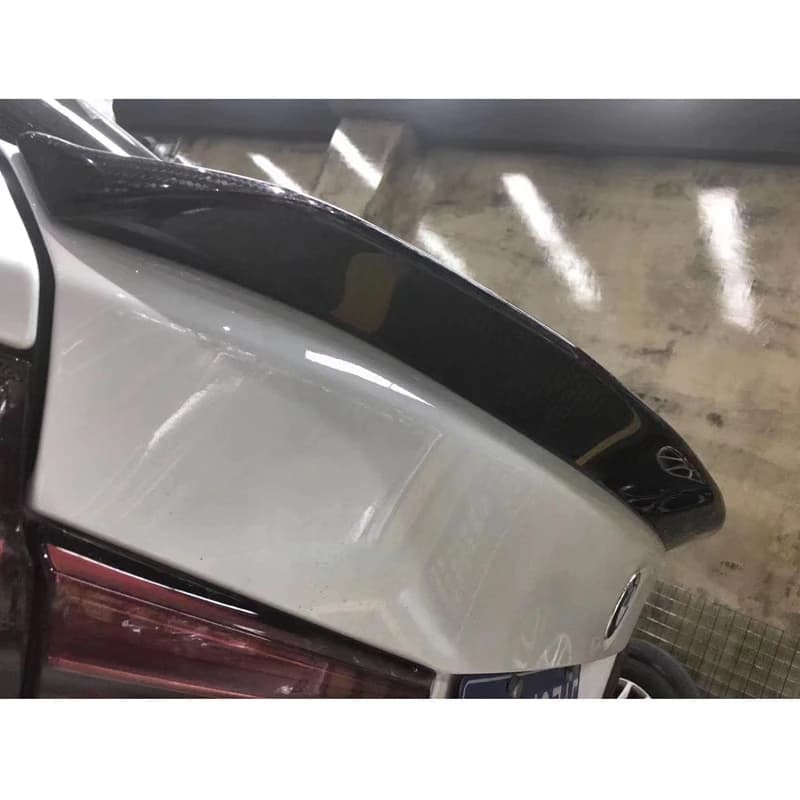FOR BMW 3 Series F30 F35&M3 F80 Sedan 3D Style Carbon fiber Rear Spoiler Trunk wing 2013-2020 FRP Forged carbon