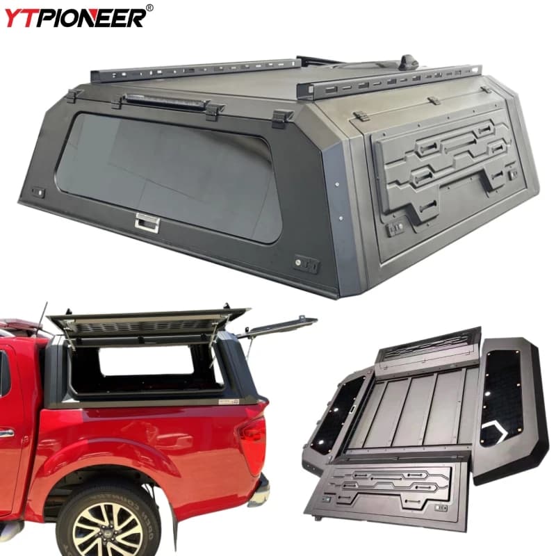 For 2023 2024 2025 2026 Nissan Frontier Pro 4x Pickup 5ft Bed Cap Ute Topper Aluminum Alloy Hardtop Canopy Truck Camper Shell
