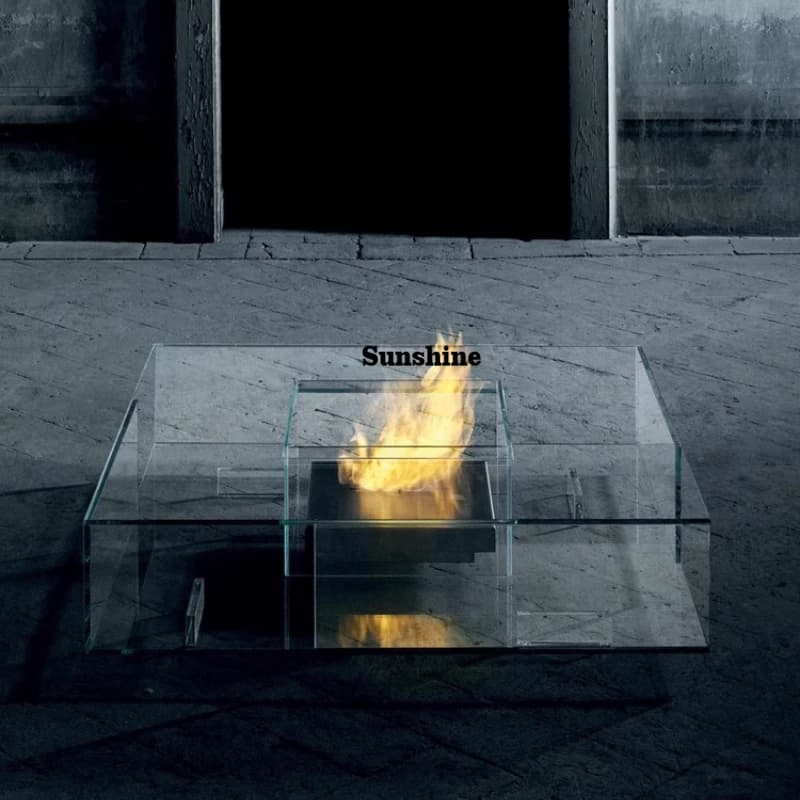 Quality Transparent Coffee Table Creativity Nordic Minimalist Industrial Coffee Table Glass Clear Mesa Auxiliar Home Furniture
