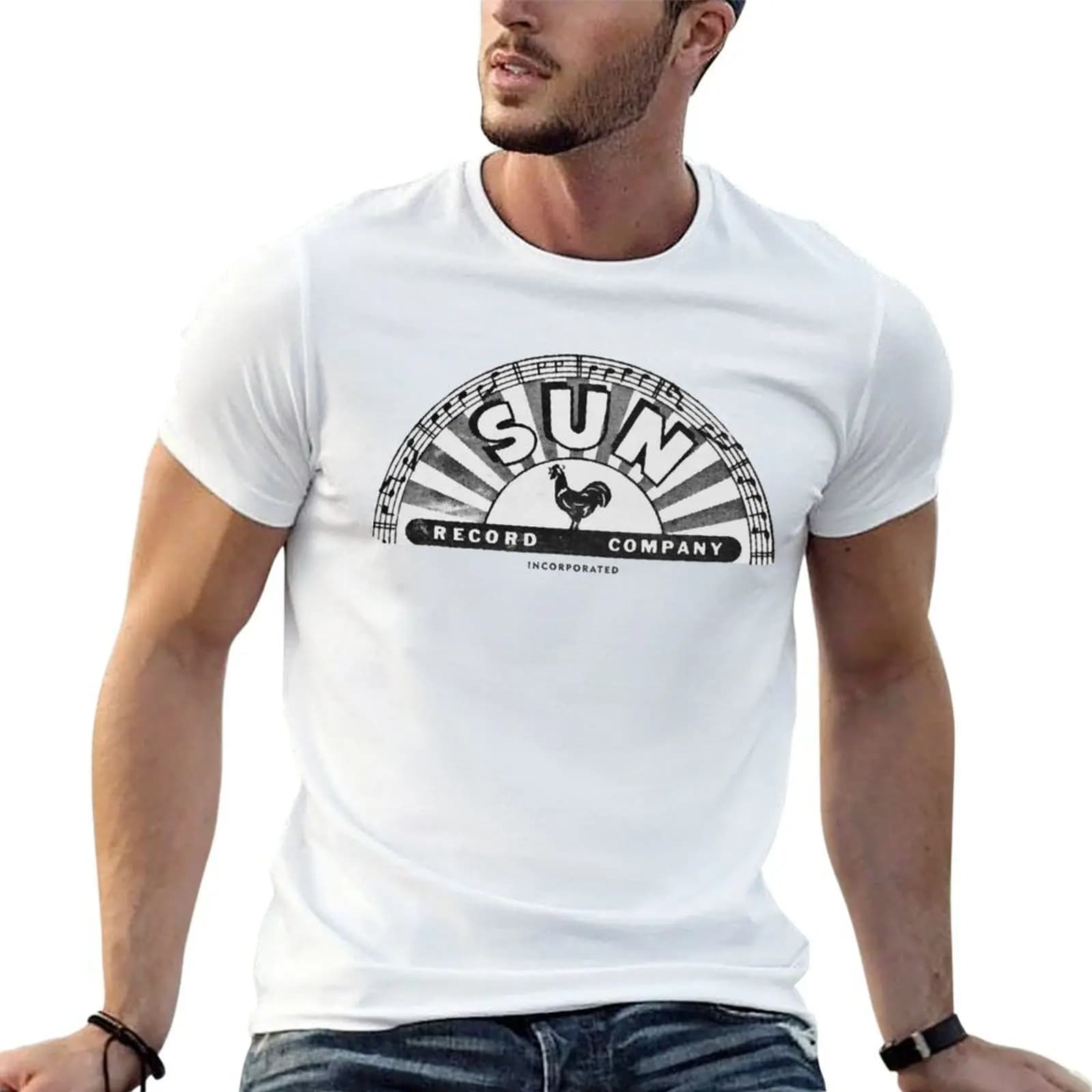 sun records logo T-Shirt custom t shirt shirts graphic tees heavyweight t shirts for men