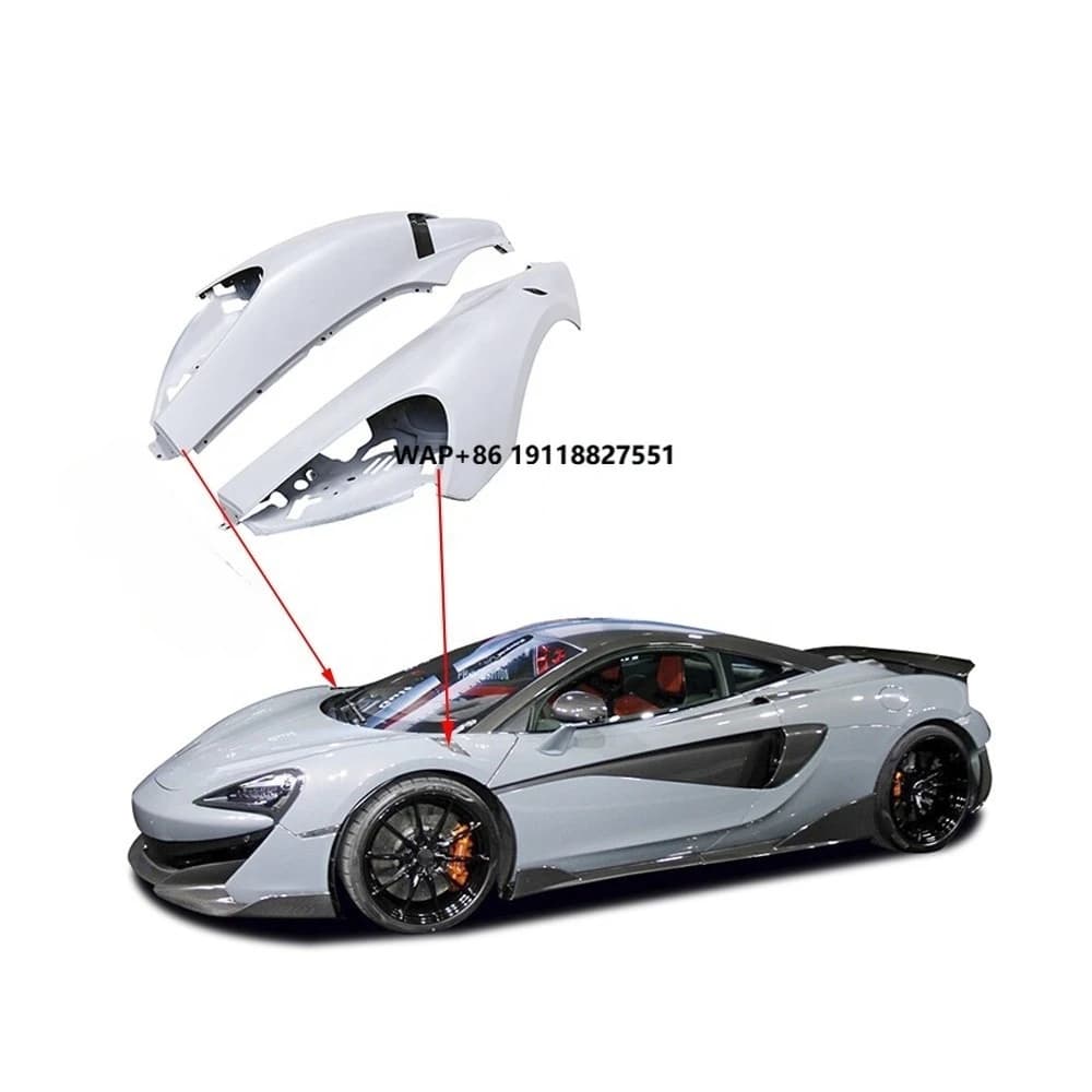 For Mclaren 540C 570S 600Lt Dry Carbon Fiber MSO Style Auto Parts Front Fender