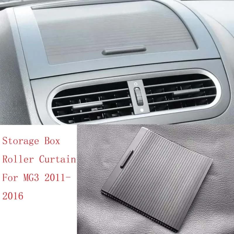 Center Console Storage Box Roller Shutter For  MG3 2011-2016 Dashboard Glove Box Curtain Cover