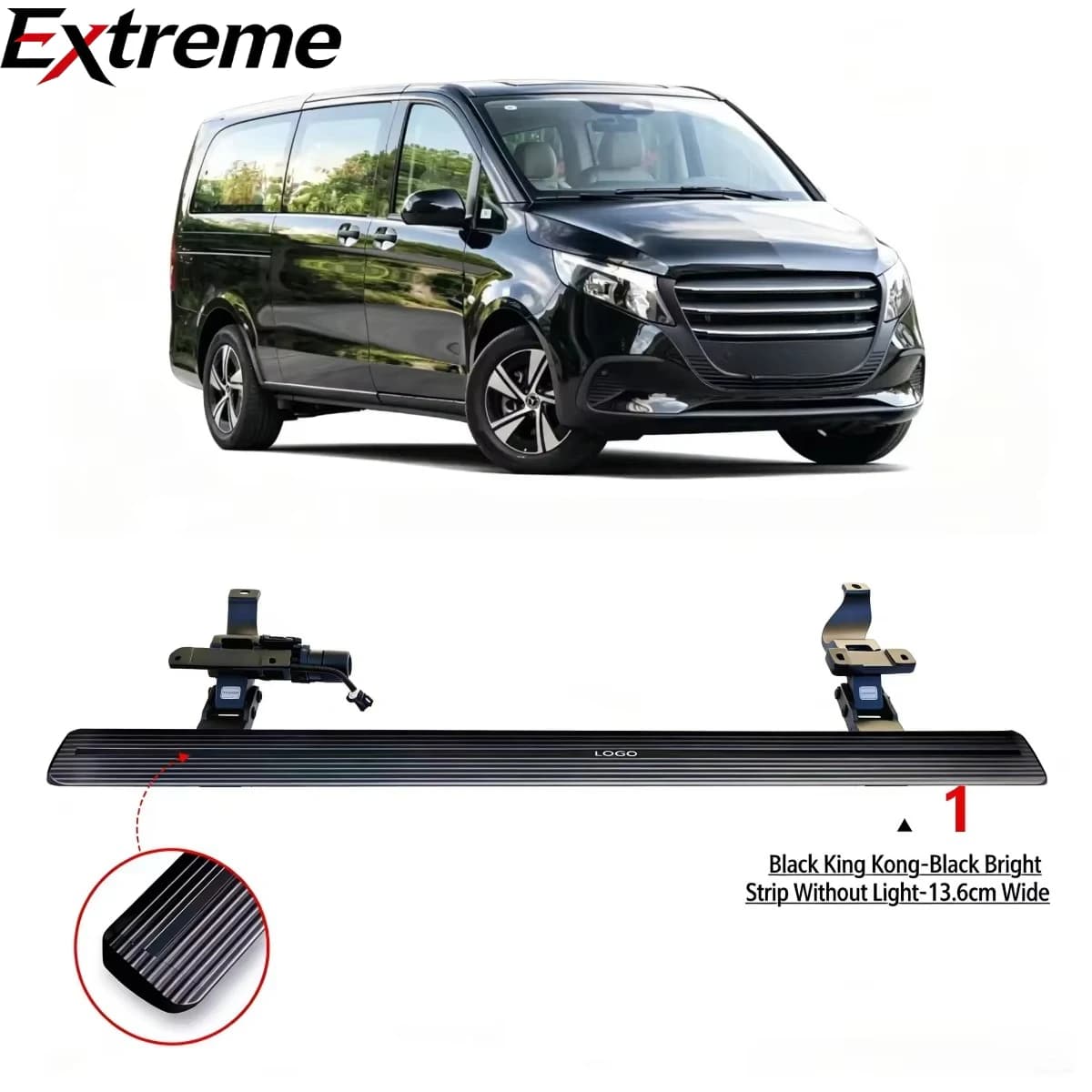 Wholesale Customized Side Pedals Suitable for 15-23 Models of Mercedes Benz Vito W447 W639 Electric Side Pedals