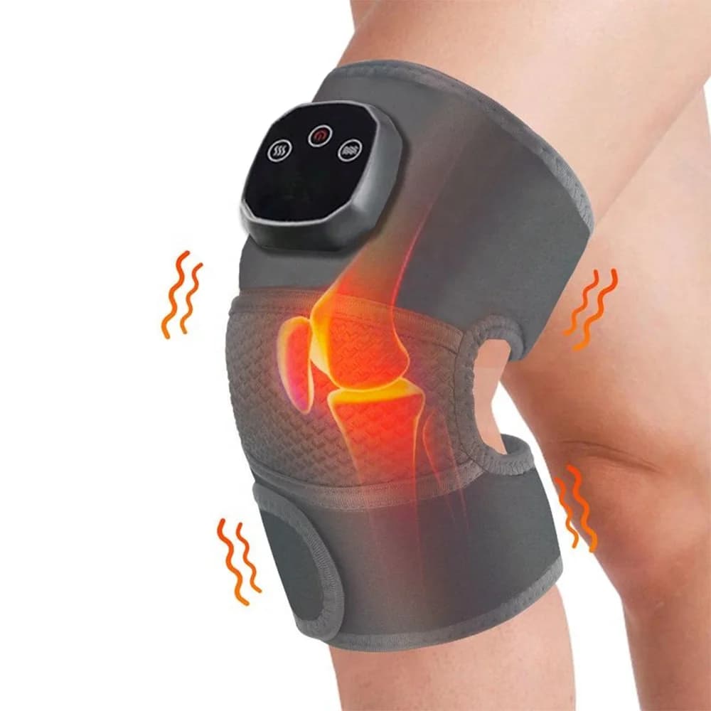 Electrically heated knee pads multi-functional massage vibrations Relax your knees