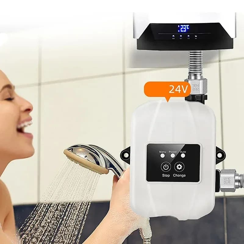 Home Automatic Booster Pump 24v DC Small Pump Solar Water Heater Shower Pipe Pressure Pump