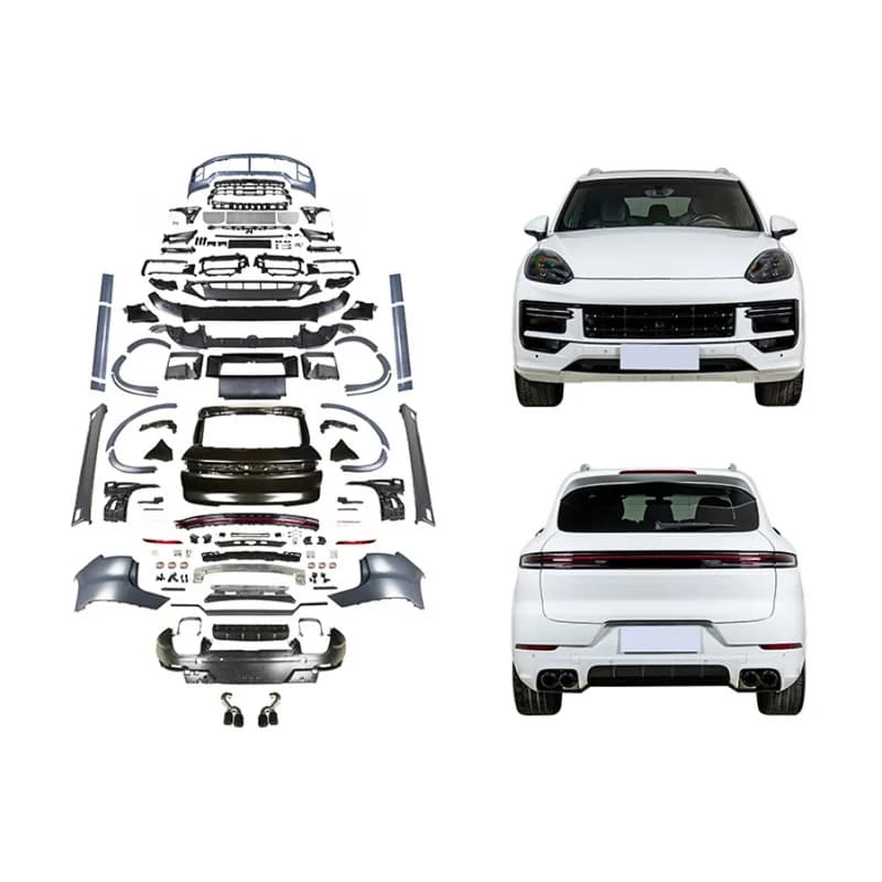 High Quality Sport Design Upgrade Body Kit Fit for 2015‑2017 Front Bumper Wheel Arches Side Skirts Mudguards Rear Bumper Exterio