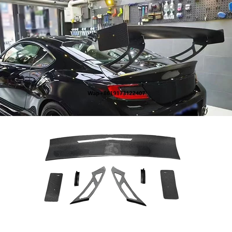 Carbon Wing for GR86 BRZ Carbon Fiber Spoiler High Quality Rear Wing Car Auto Parts Accessories