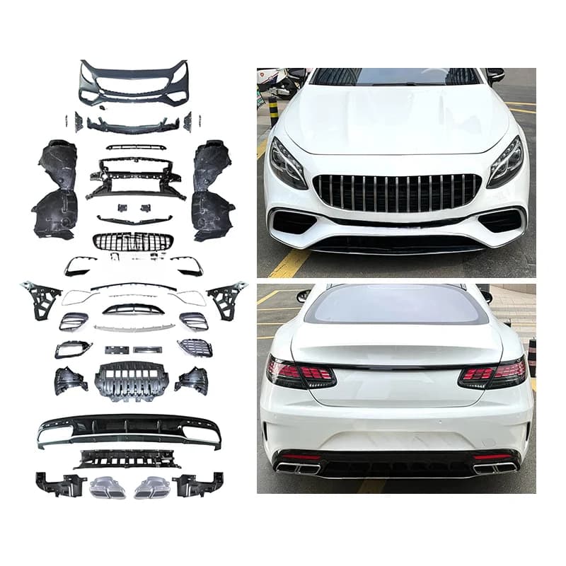 High Quality 63 Coupe Style Body Kit With Bumper Rear Lip Mudguard 2015-2021 Exterior Upgrade Tuning Parts