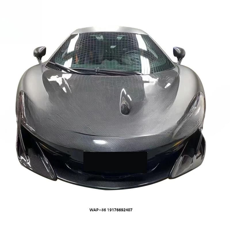 P1 Style Carbon Fiber And Forging Technology Bonnet Engine Hood Cover For McLaren 540C 570S 570 GT Refitting
