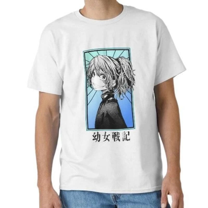 Saga Of Tanya The Evil 0429 Tanya Degurechaff Anime Gift t shirt Youjo Senki Manga tee Short-sleeve Y2K Clothes  All size Tops