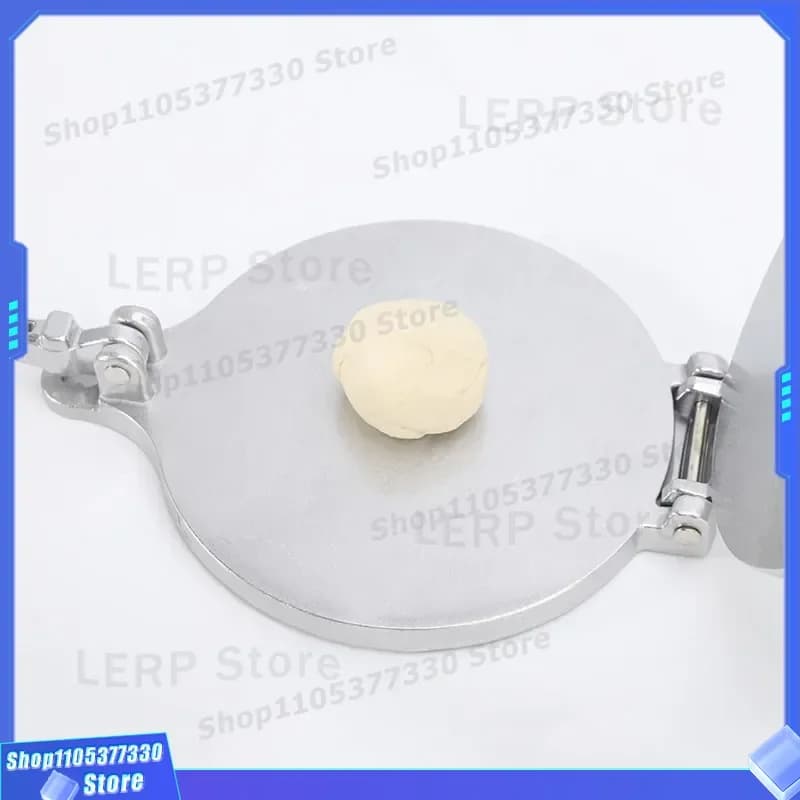 Aluminum Alloy Manual Dumpling Skin Press Hand Operated Mexican Tortilla Maker Corn Dough Flattener Cake Molding Tool Kitchen