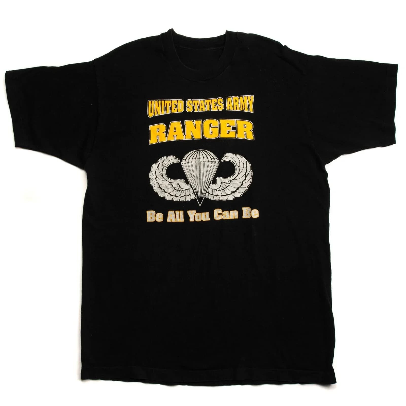Be All You Can Be Ranger US Army 90's T-Shirt Men's 100% Cotton Casual T-shirts Loose Top Size S-3XL