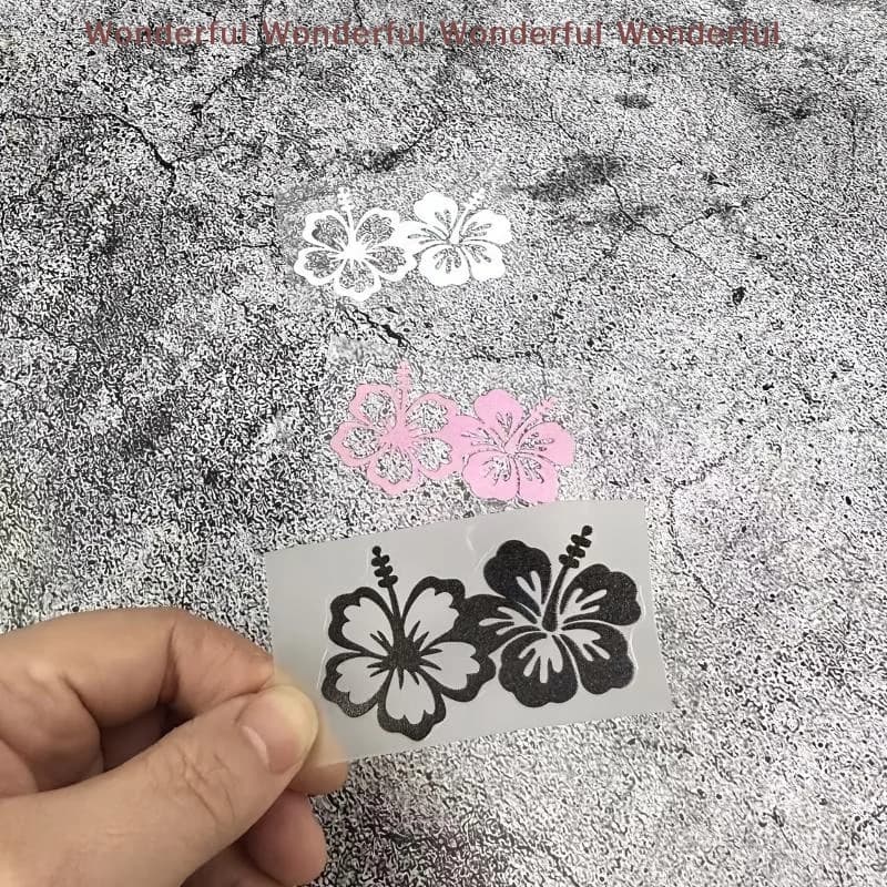 Flower Car Rearview Mirror Stickers Car Rearview Mirror Decals Small Decals Car Decorative Stickers