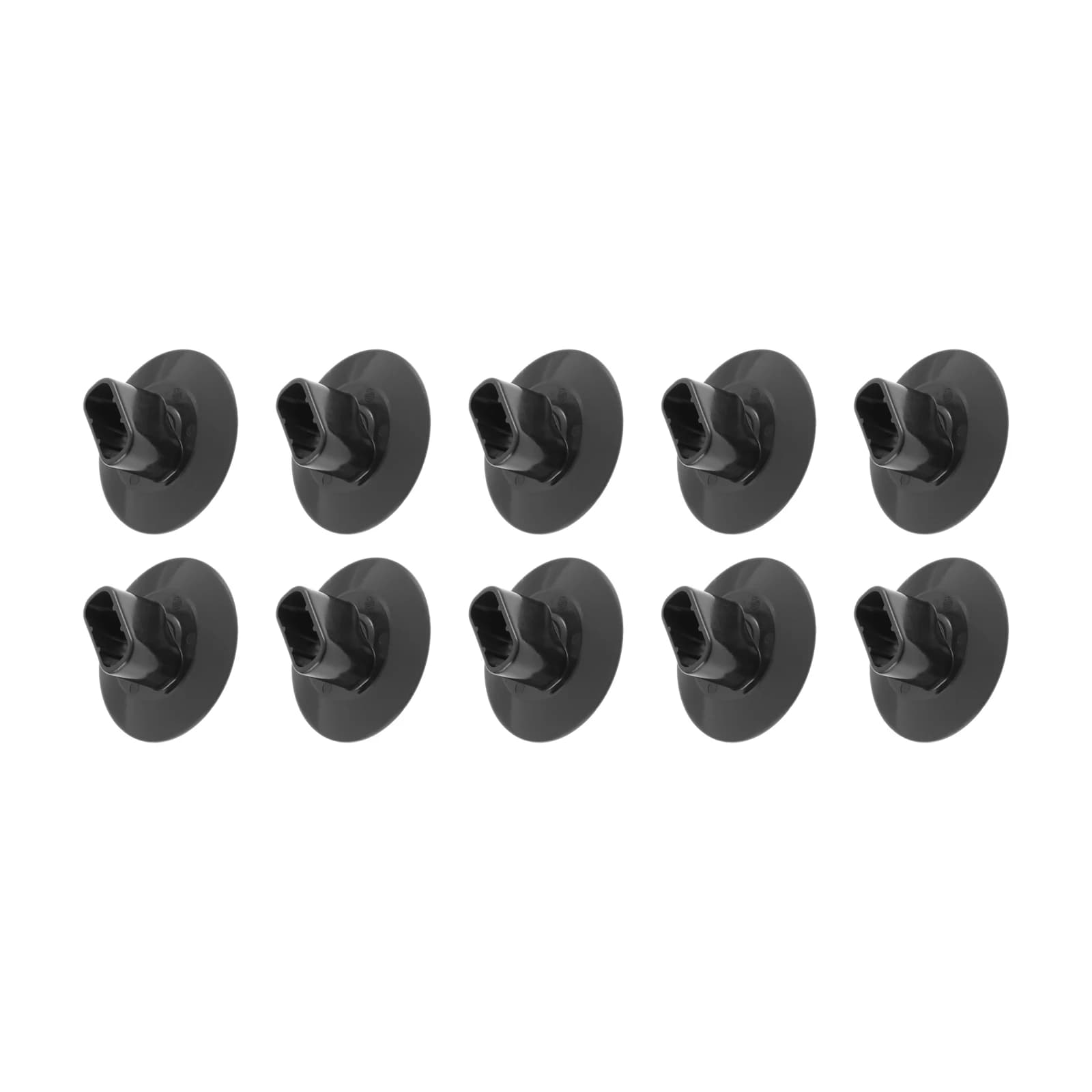 10pcs Black Car Clips Wheel Arch Inner Screw Seat Part Number 7703081056 for Renault Plastic Auto Fastener & Clip