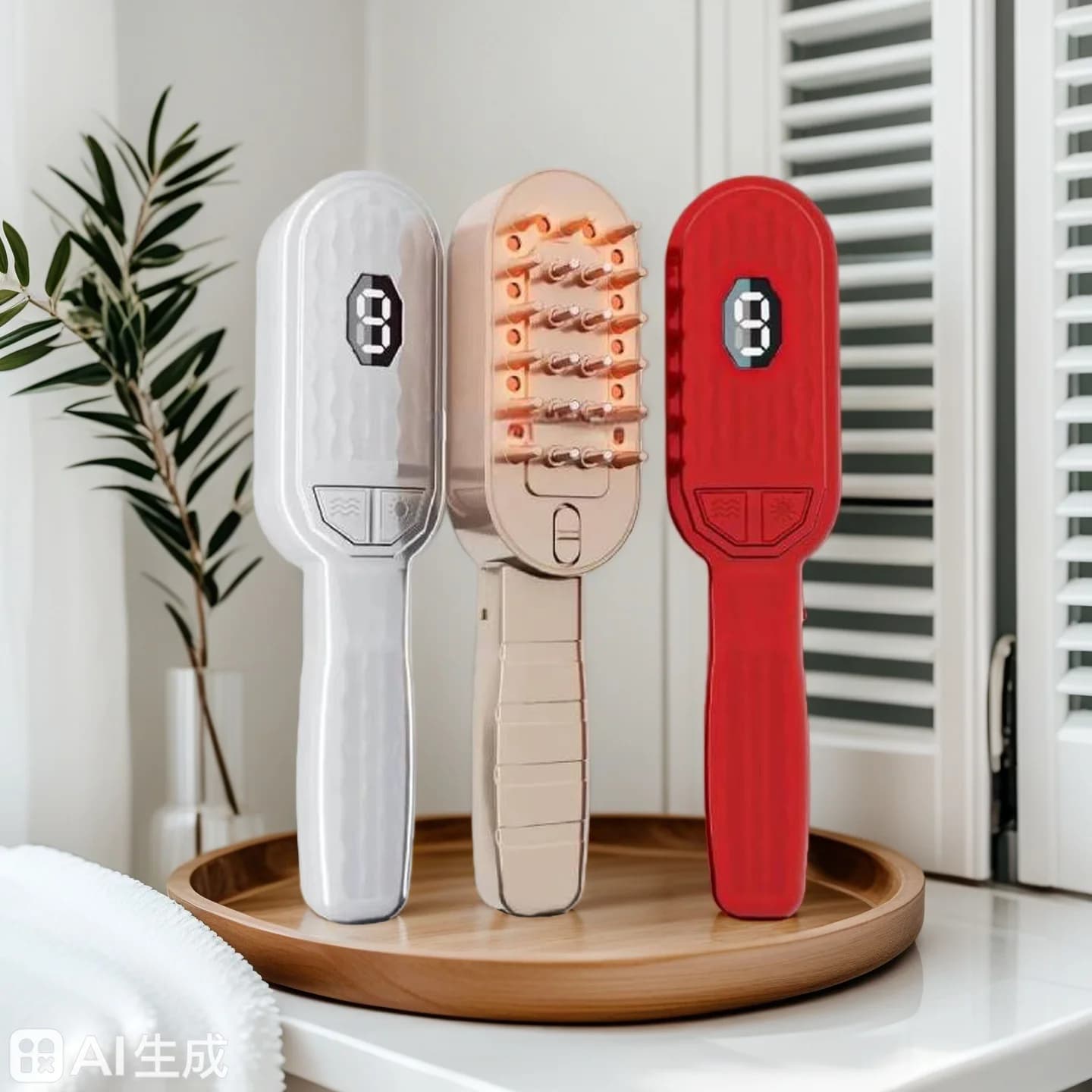 12 Real Laser Combs 10 Ball Introduction Combs 655nm Red Light LLLT Mino Anti-hair Loss Hair Care Scalp