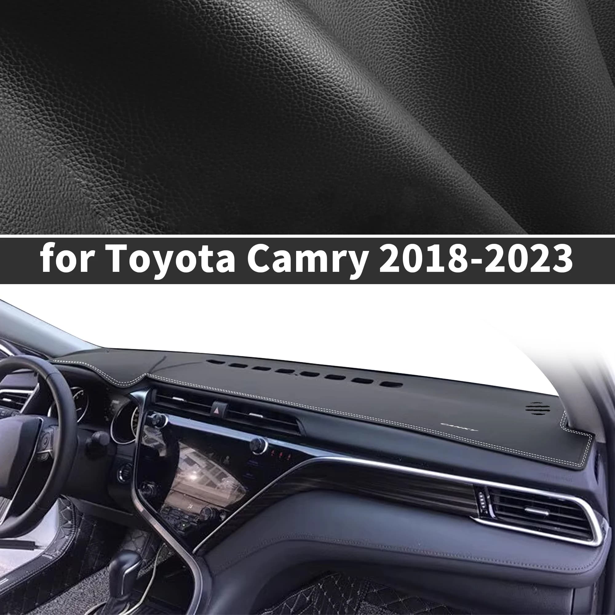 for Toyota Camry XV70 2018-2022 2023 ​​Custom fit Dashboard Cover Sun Shade Dash Mat Anti‑Glare Anti‑Reflection Dash Pad Dashmat