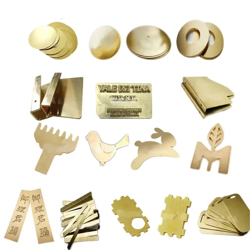1pc 0.1-0.5mm Brass Metal Sheet Shim Plate For Industrial Welding Metalworking