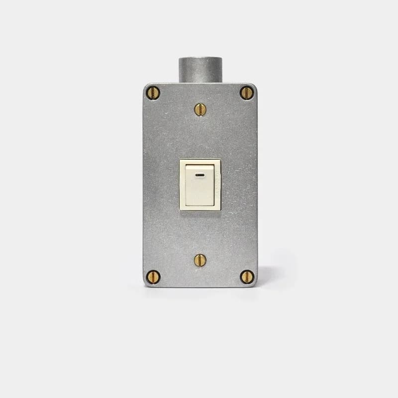 Industrial wind handmade original aluminum surface mounted switch/single open