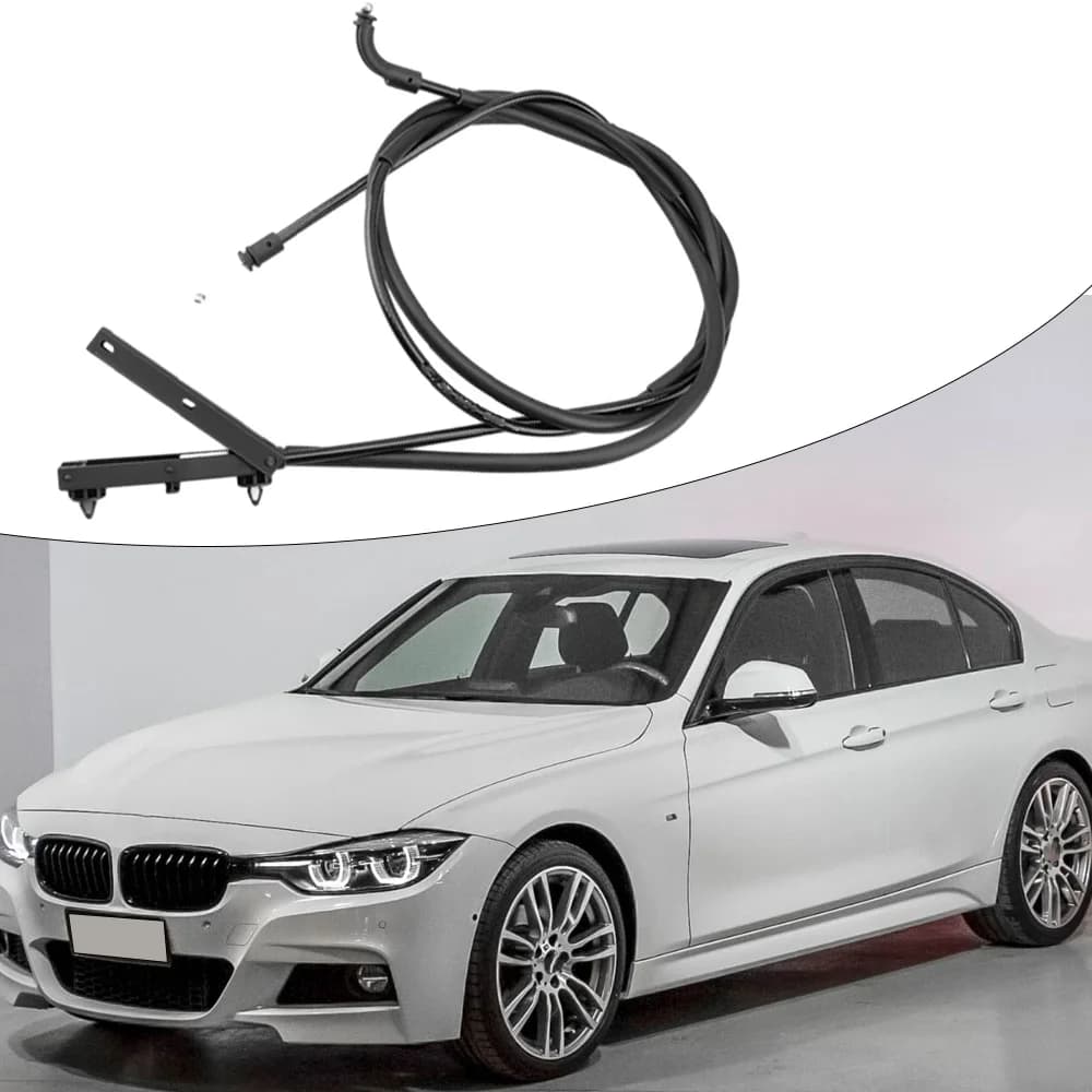 Front/Rear Engine Hood Release Cable for BMW F30 F31 F32 F33 F34 F36 320i 330i 328i 335i 340i 430i 440i 2011-2019 51237396161