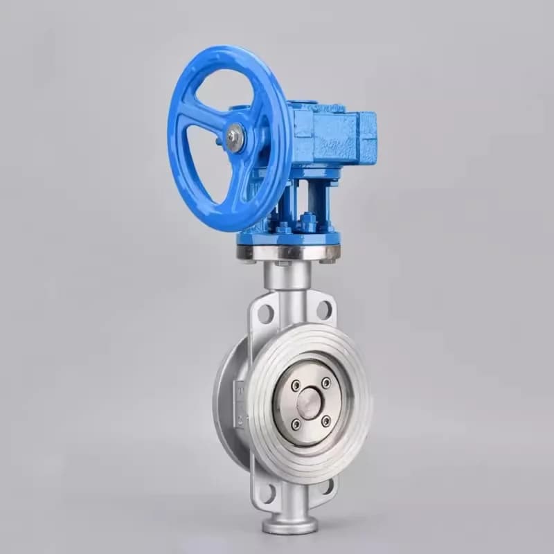 304 316L stainless steel clamp hard-seal butterfly valve D373W/H-16P  cast steel high-temperature resistant butterfly valve