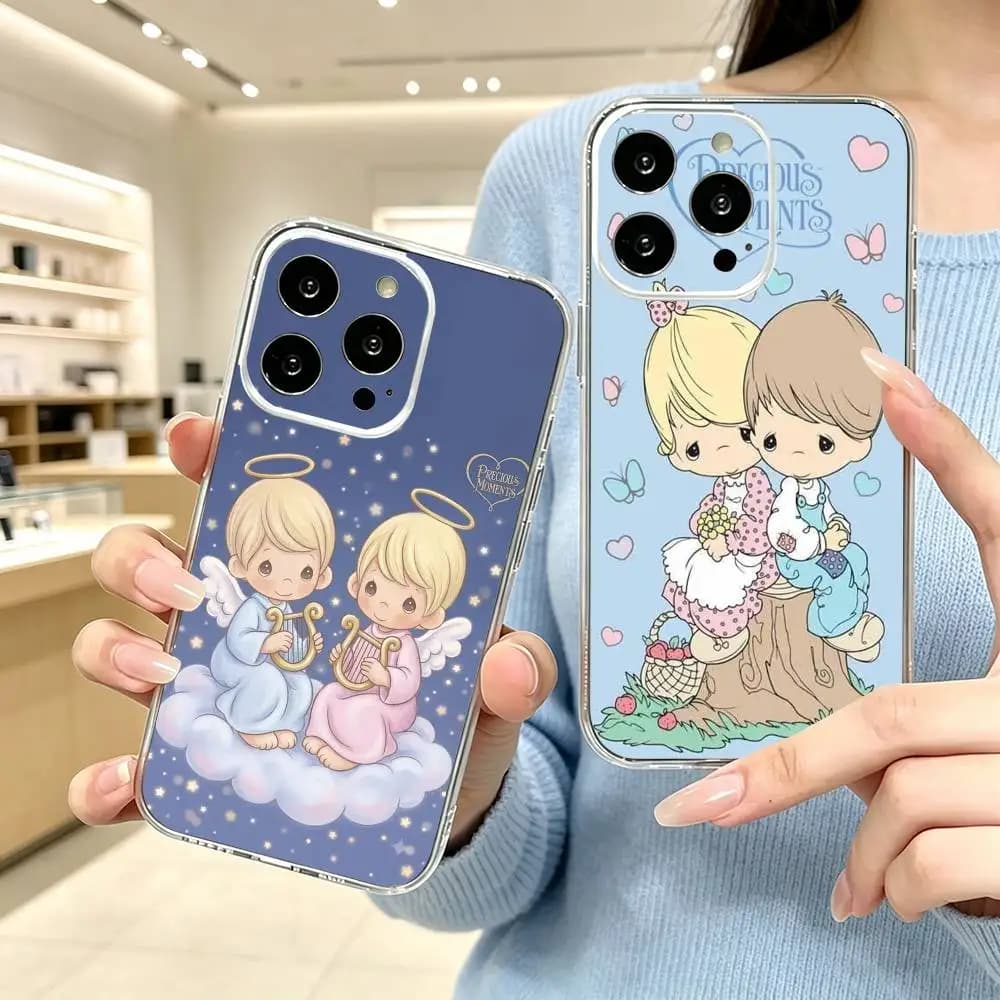 Precious Moments D-Doll  Phone Case Transparent Silicone Soft For iPhone18 17 16 15 14 13 12 11 Mini Pro Max Plus Gift