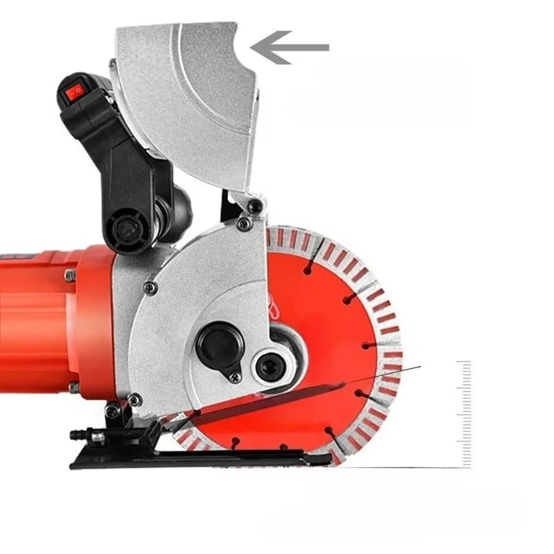 Automatic wall trough cutting machine