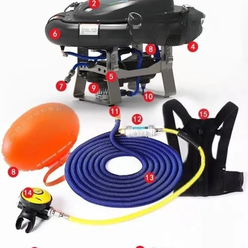 Water Fortress Snorkel, full set of equipment