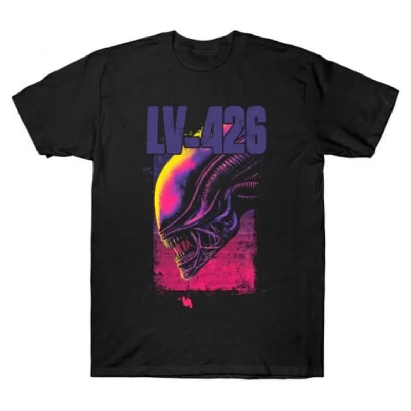 0412 Retro Sci-Fi Alien Gift T-Shirt Weyland LV-426 Horror movie Xenomorph printed Graphic clothes All size tops