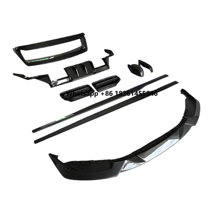 Body Kit for M2 G87 Upgraded Dry Carbon Fiber R44 Type Front Lip Side Skirt Rear Diffuser Rear Spoiler
