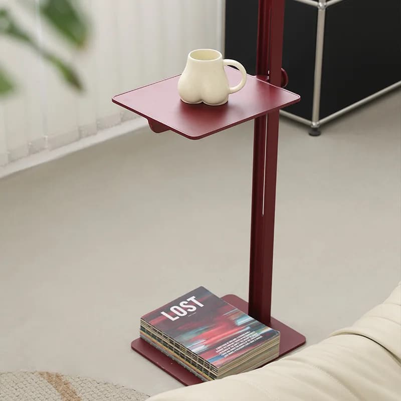 Creative Sofa Liftable Side Table Corner Table Instagram-Worthy Compact Space Wrought Iron Minimalist Small Side Table