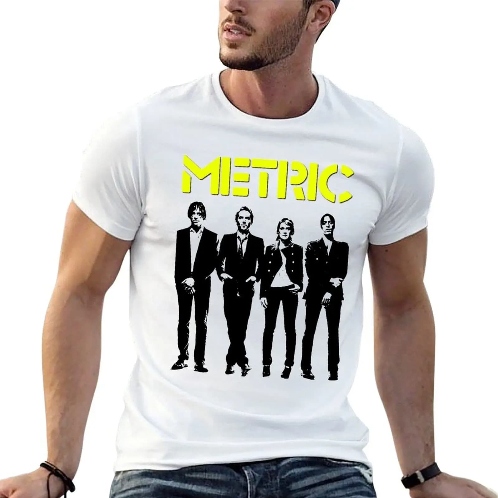 Metric T-Shirt anime tshirt custom t-shirts shirts men graphic