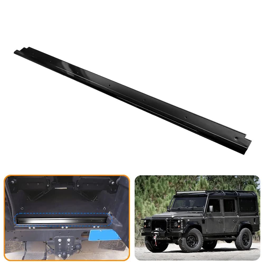 Steel For Land Rover Defender 2004-2019 Inner Door Sill Bar Edge Guard Trim Protection Kit Front door tailgate