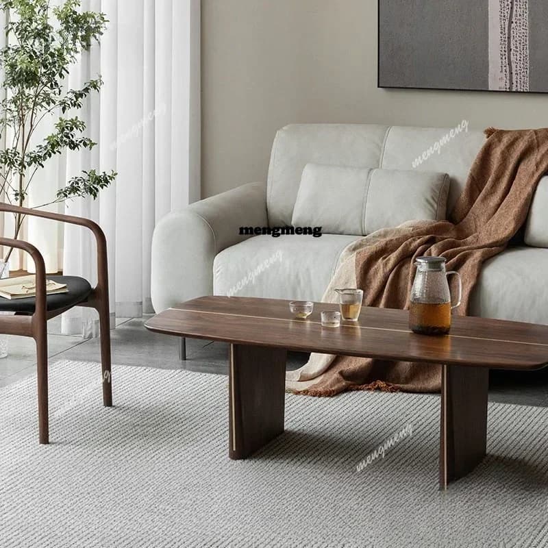 Japanese Wooden Coffee Tables Nordic Luxury Design Living Room Coffee Tables Center Low Tables Home Furniture Salontafel