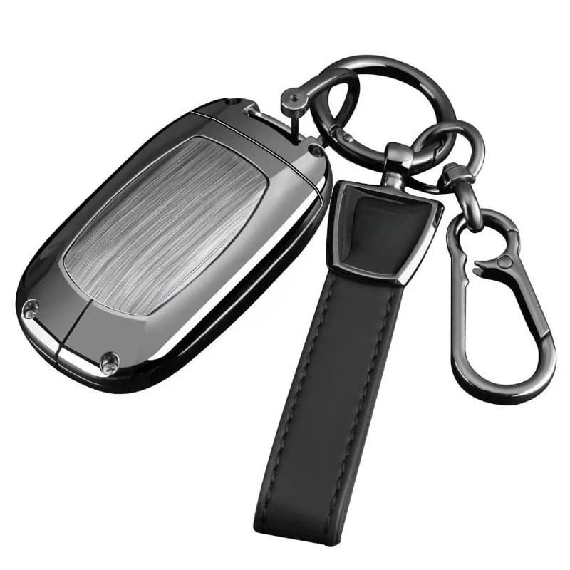 Premium Zinc Alloy Key Cover Case for Honda Odyssey/ELYSION E:HEV (2026) - Protective Key Fob Shell Key Bag Chain
