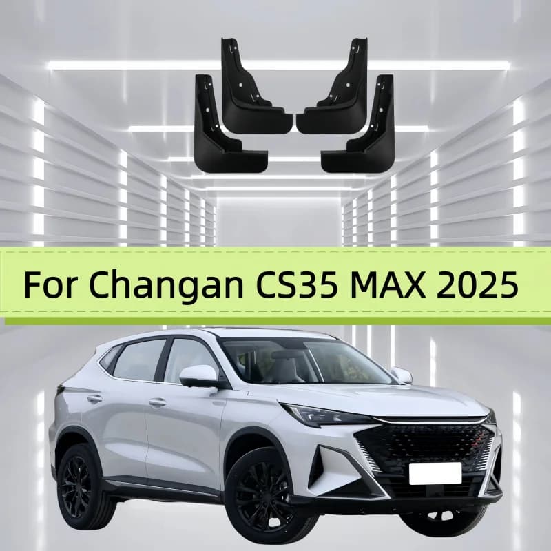 Car Mud Flaps Mudguard Splash Guards Black For Changan CS35 MAX 2025 Protector Perfect Accessories Auto Exterior