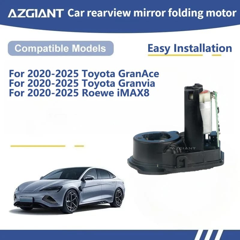AZGIANT For Toyota GranAce/Granvia Roewe iMAX8 Car Wing Mirror Authentic Folding Motor Power Assembly car gadgets 12V DC R/L