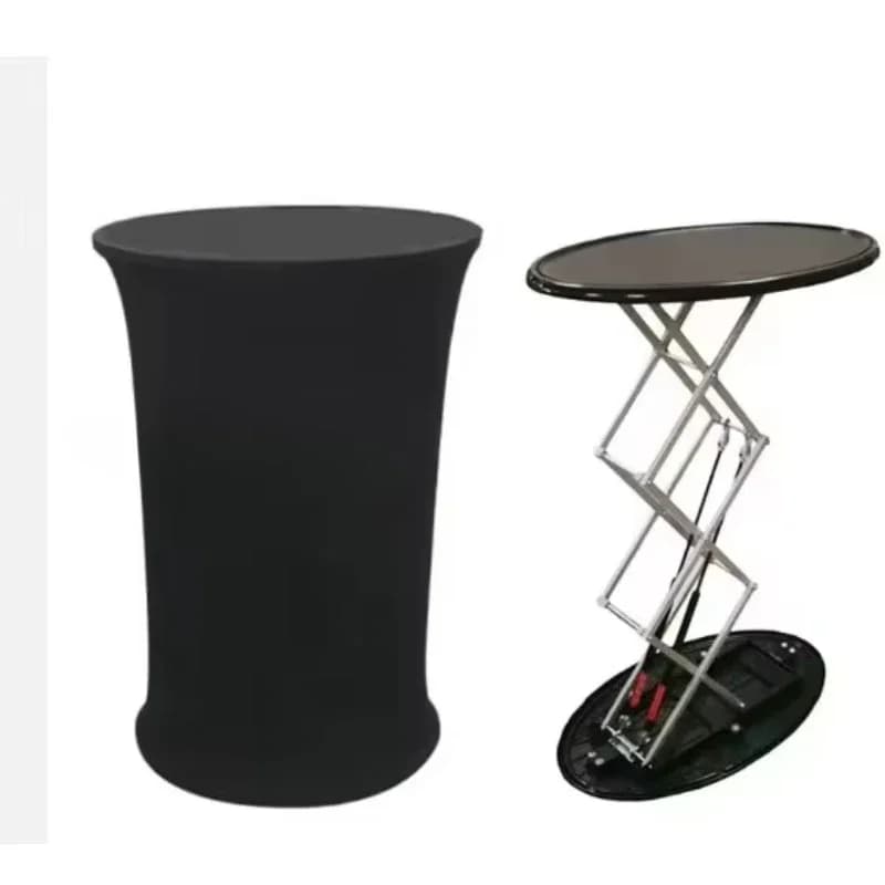 Portable Pop-Up Foldable Counter Aluminum Frame Plastic Material Advertising Event Trade Show