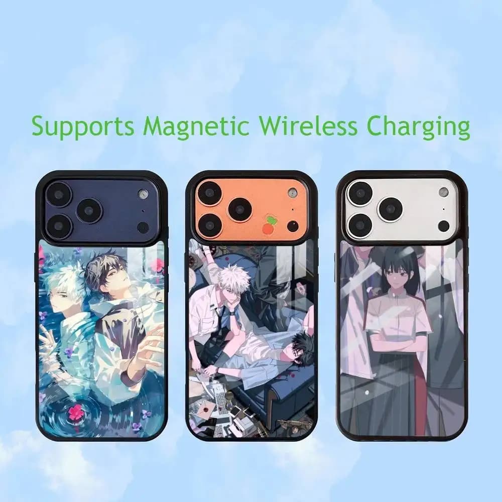 Popular Anime L-Link Click  Phone Case For iPhone17,16,15,14,13,12,11 Plus,Pro Allows magnetic wireless charging