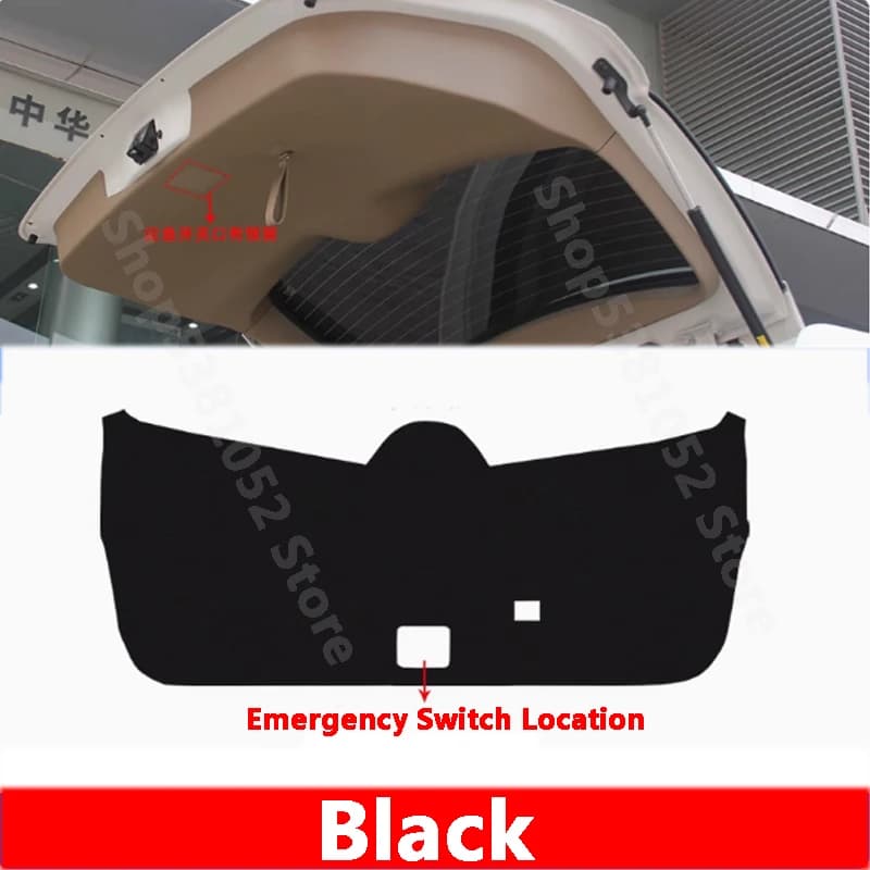 For Toyota Highlander XU40 Kluger 2009-2013 Car Rear Trunk Tailgate Protection Pad Trunk PU Leather Anti-dirty Pad Accessories