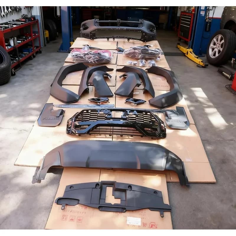 Prime Car Upgrd Bodykit Hilux Rocco 2015-2020 Facelift To 2023 2024 2025 GR Sport Style With