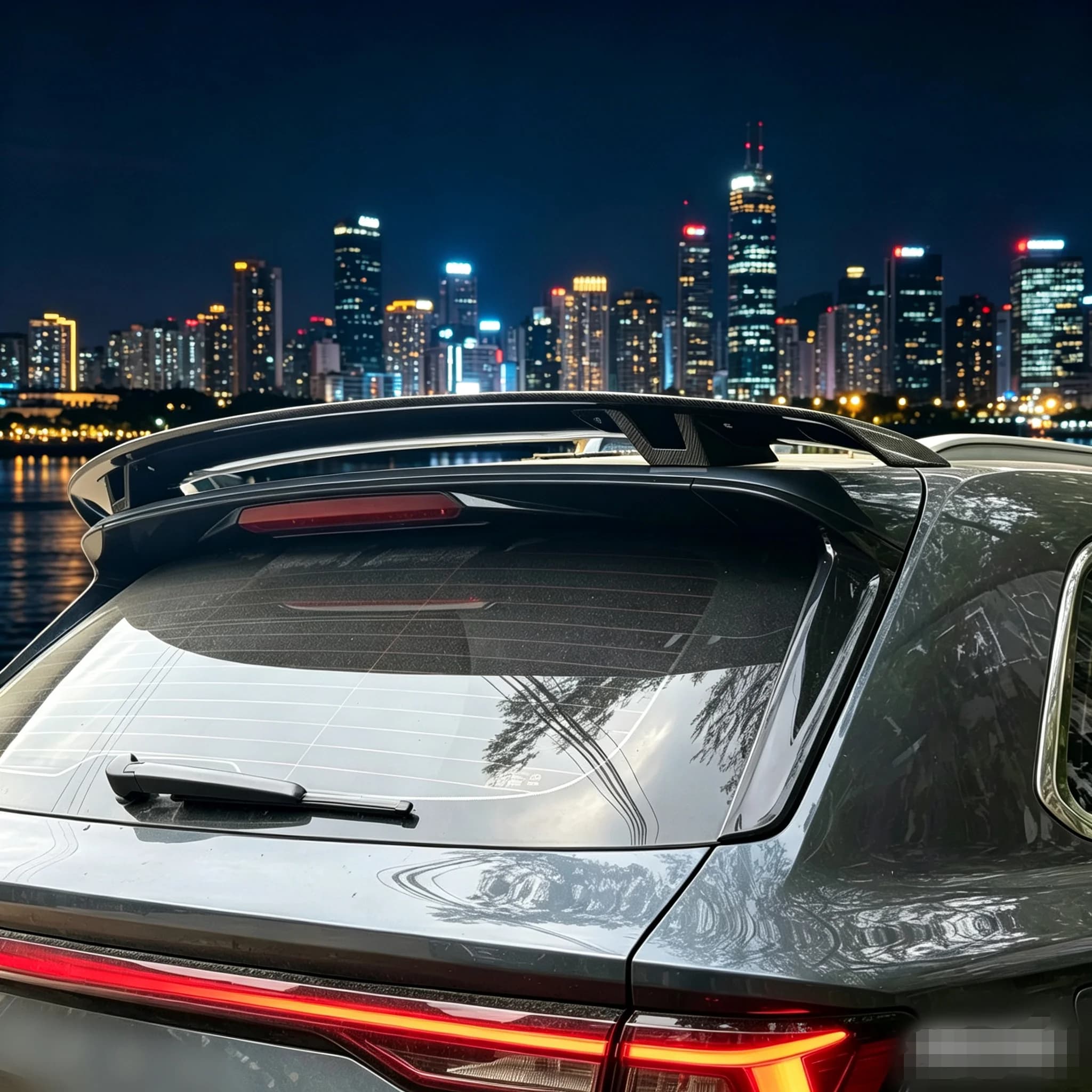 Suitable for the New Yue L Arrizo 8 sedan spoiler mudguard rear tailgate external components rear spoiler MK tail wing