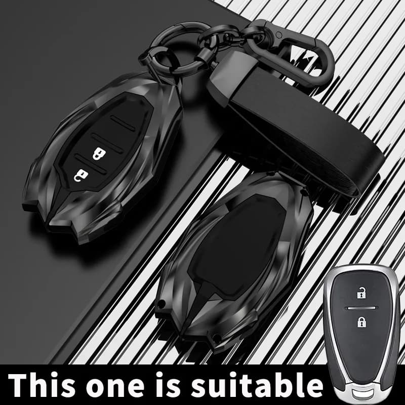 For Chevrolet Chevy Malibu Camaro Cruze Traverse Sonic Volt Bolt Equinox 4/5 Buttons Car Key Case Cover Shell Fob Keychain