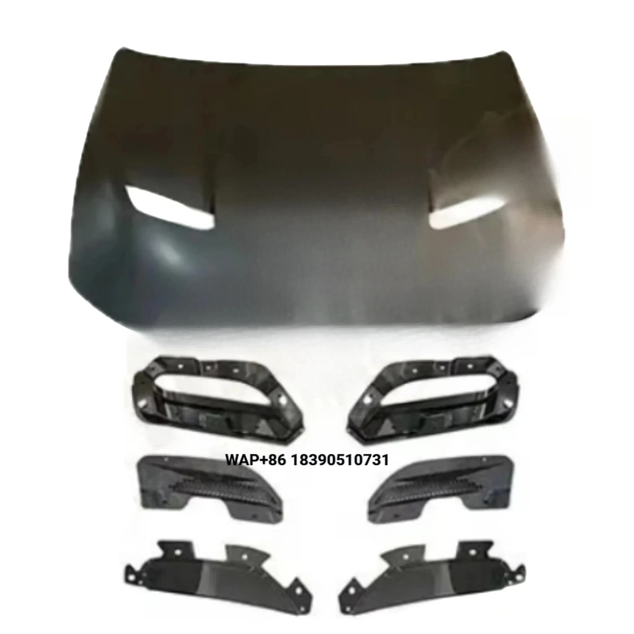 UKISS Brand Hot Selling for  5 Series F10 Original Hood Modified CS Style Hood Made of Aluminum Engine Cover 2013-2017