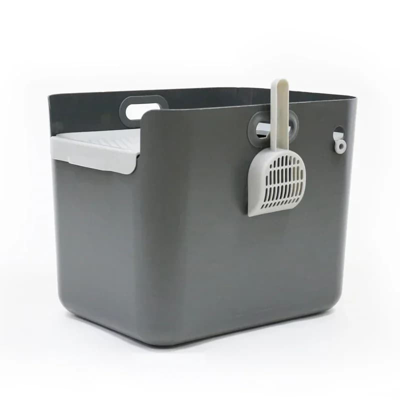 Cat litter basin toilet oversized fully semi-closed integrated molding deodorant cat shit basin top into the anti-sand splash