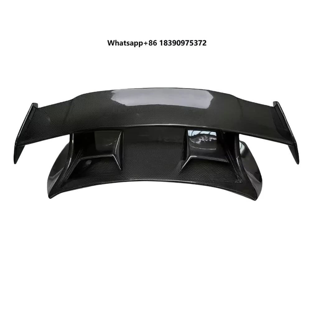 Rear Wing 991 Upgrade GT3 Style Carbon Fiber Rear Car Spoilers for 911 991.1 991.2
