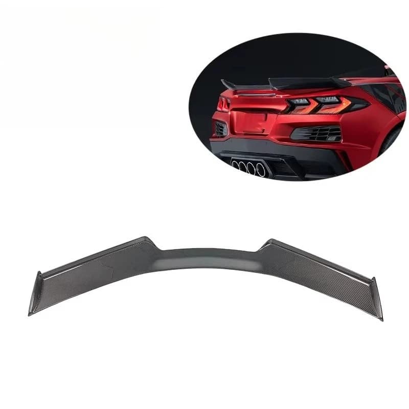 5V5 Style Lightweight Carbon Fiber Spoiler Hot Sale Rear Wing for C8 Z06 2023