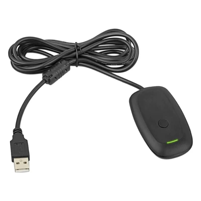 Professional Wireless Gamepad USB Receiver Gaming Accessories Portable Wireless Gamepad PC Adapter for Xbox 360 Wireless Handle