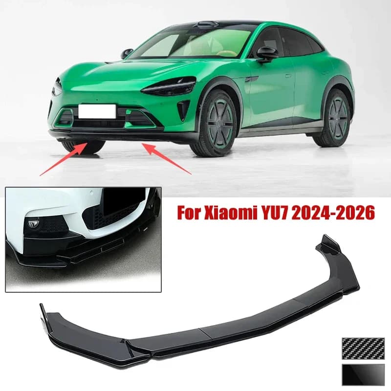5pcs Front Bumper Shovel For Xiaomi YU7 2024-2026 Spoiler Front Bumper Deflector Anti Scratch Protection Device Accessories